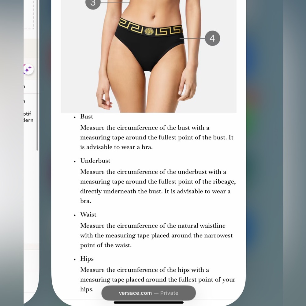Versace 💛 Pale Yellow Medusa and Greca Print High Waist Bikini Bottom - Picture 11 of 11